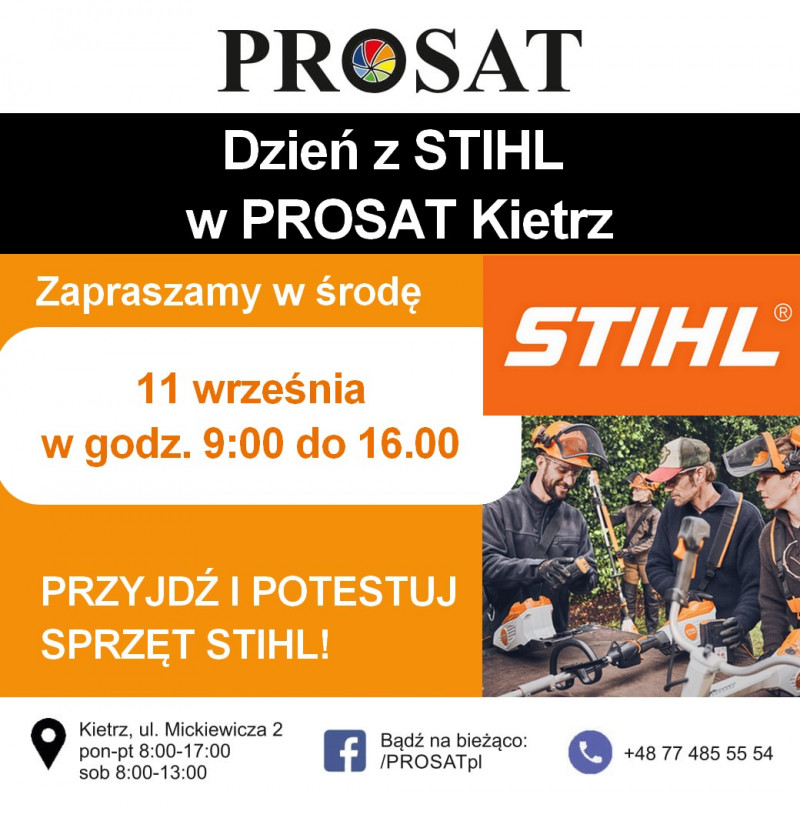 zdjęcie wyróżniające 11.09.2024r. - Dzień z STIHL w PROSAT Kietrz