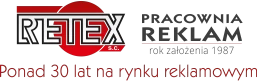 logo Pracownia Reklam "RETEX" s.c. Andrzej Jedz & Jan Machnik